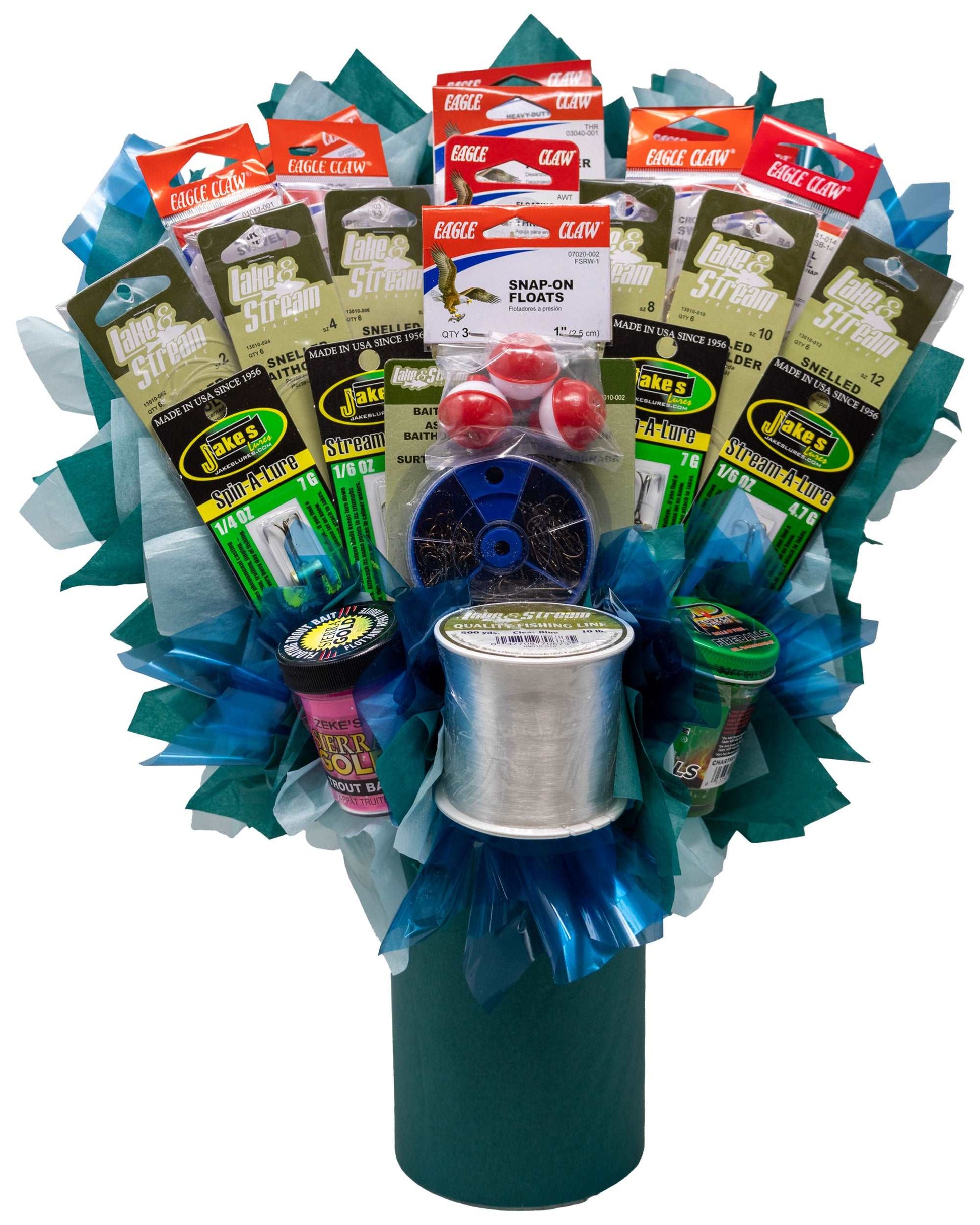 Fishing Gift Bouquet. Great Gift Idea for the Man Who Has