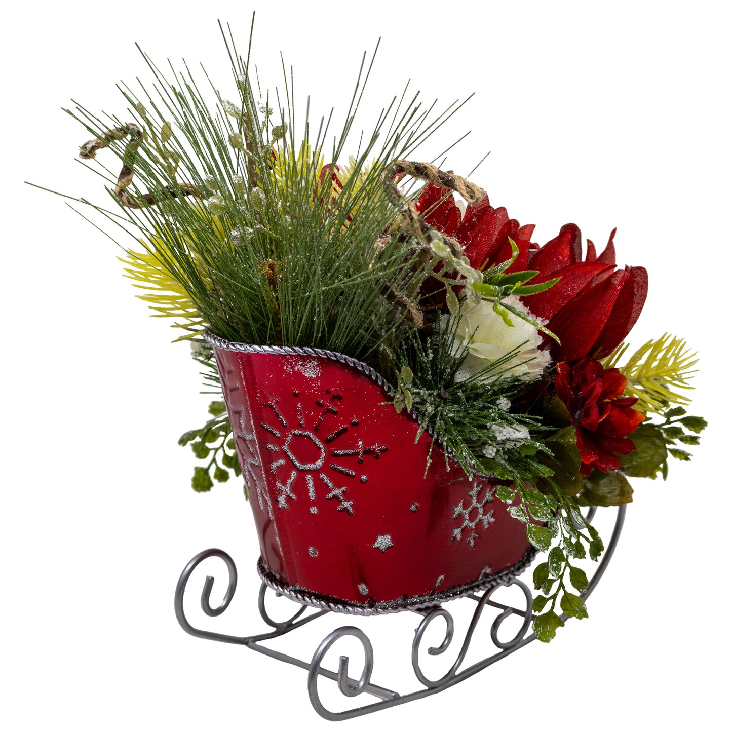 Holiday Sleigh Floral Arrangement