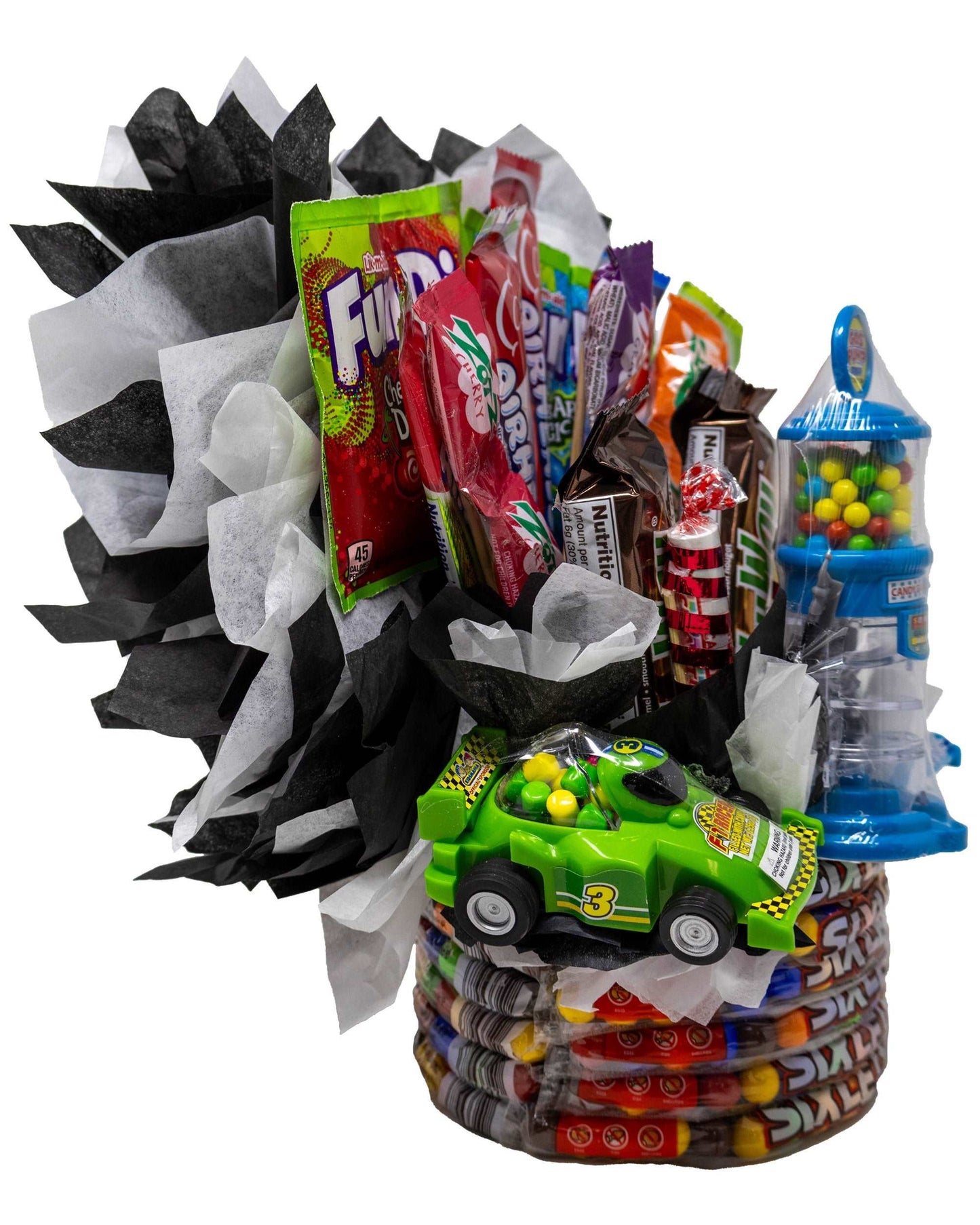 Formula 1 Race Car Themed Candy Bouquet for Kids and Adults