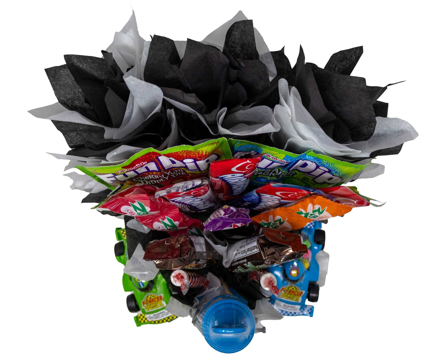 Formula 1 Race Car Themed Candy Bouquet for Kids and Adults