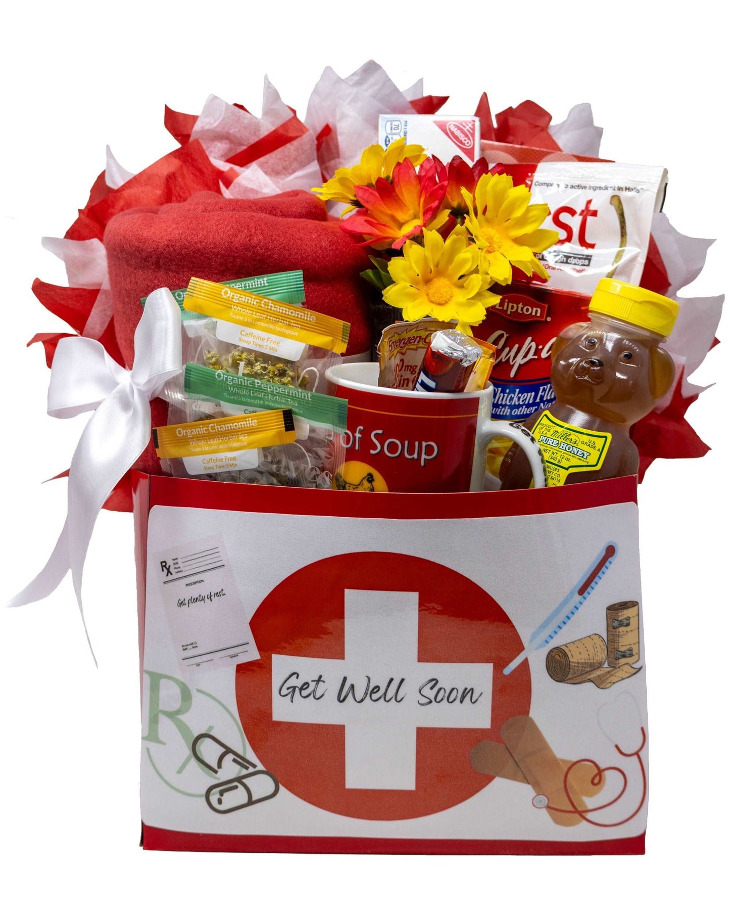 Buy our get well wishes gift basket at