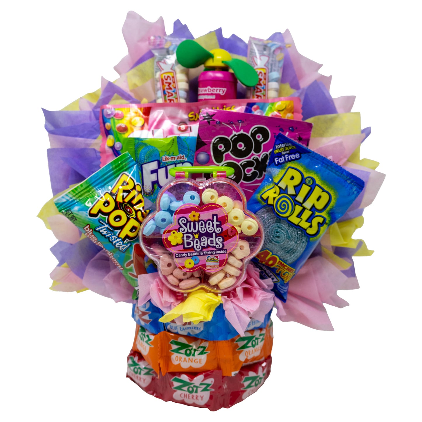 Super Cute Candy Bouquet for Girls Creatively Crafted with Name Brand Candies