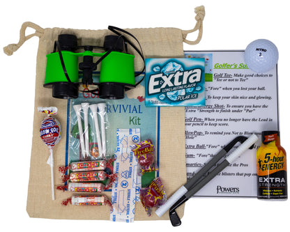 Golfer's Funny Survival Kit