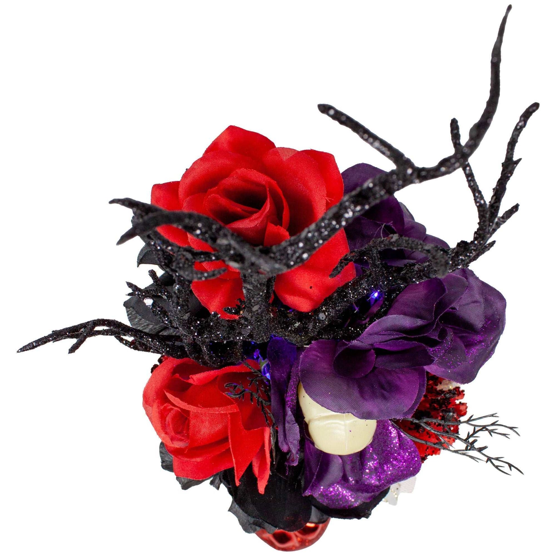 Gothic Red High Heel Floral Arrangement