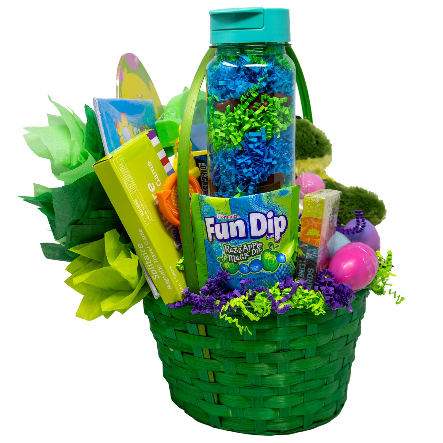 Green Frog Prefilled Easter Basket
