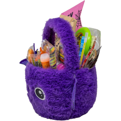 Halloween Fuzzy Bat Prefilled Boo Basket