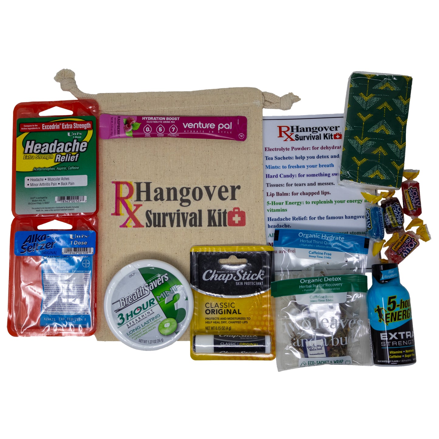 Hangover Survival Kit Fully Loaded Funny Gag Gift