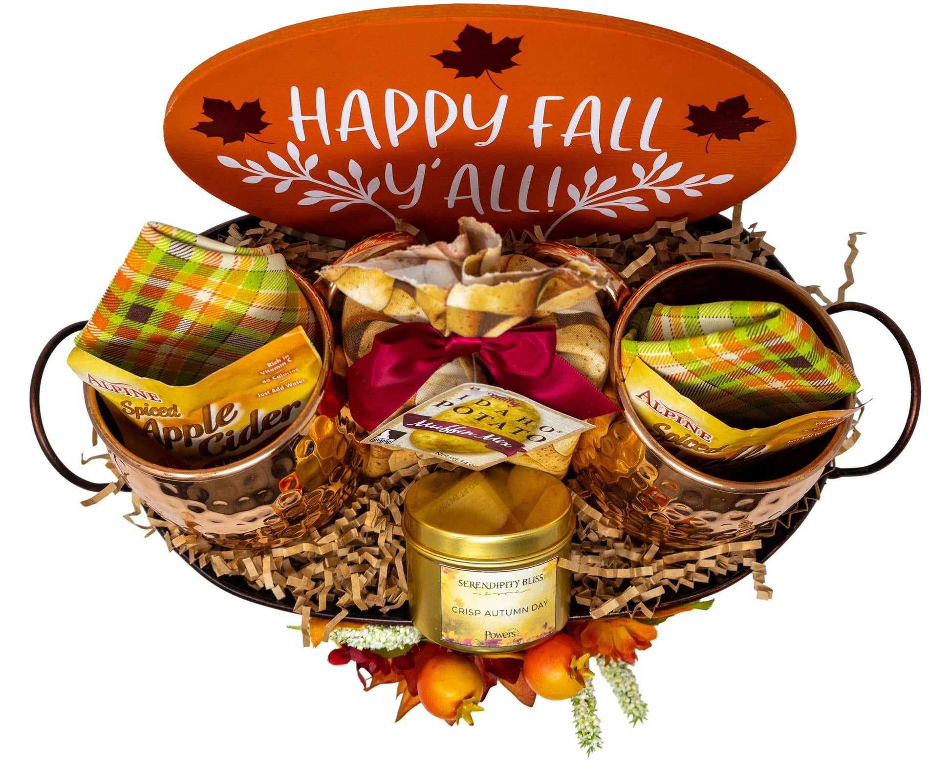 Happy Fall Y'all Unique Autumn Inspired Gift Basket