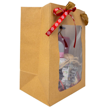 Holiday Kitchen Towel and Soap Gift Bag Set