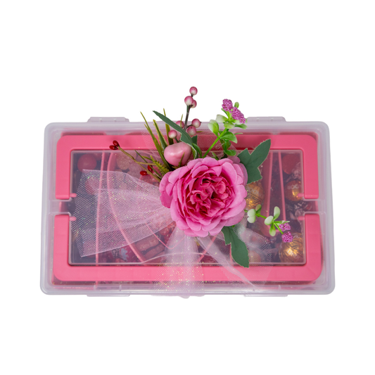 I Love You Valentine's Snackle Box with Chocolate and Sweet and Sour Treats