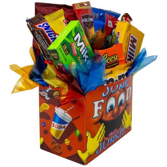 Junk Food Junkie Snack Gift Box
