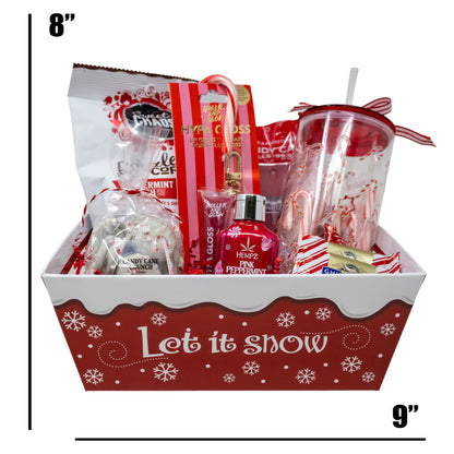 Let It Snow Candy Cane Gift Set