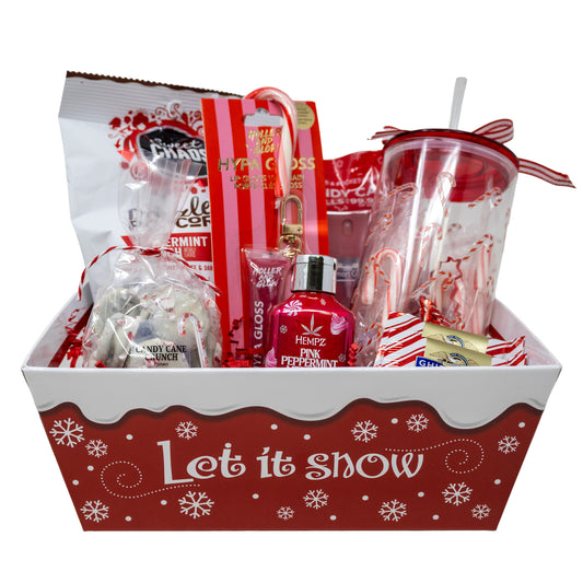 Let It Snow Candy Cane Gift Set