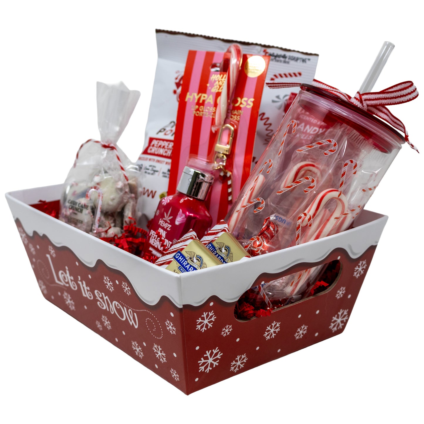 Let It Snow Candy Cane Gift Set