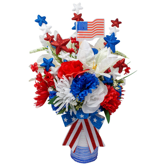 Light Up the Night Patriotic Centerpiece