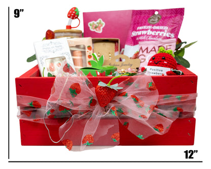 Love of All Things Strawberry Gift Basket