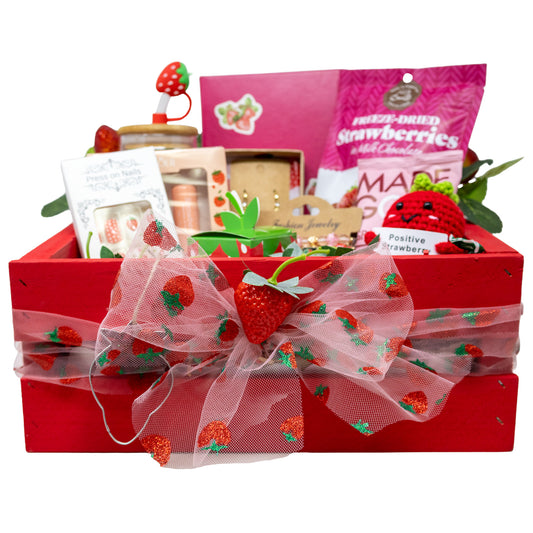 Love of All Things Strawberry Gift Basket