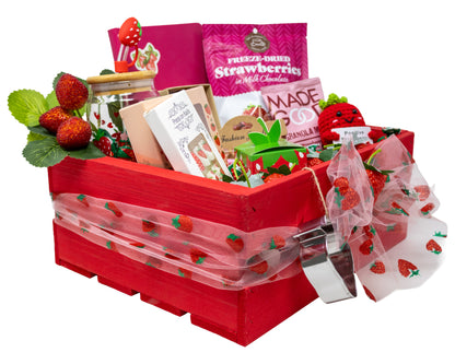 Love of All Things Strawberry Gift Basket