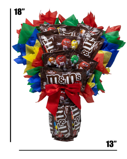 Milk Chocolate M&M's Candy Bouquet