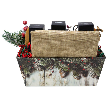 Manly Man Beard and Body Grooming Gift Basket