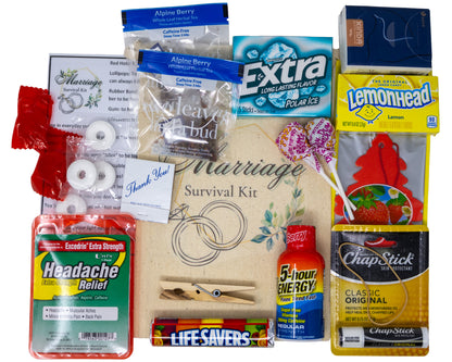 Marriage Survival Kits | Funny Wedding Gift for the Mr. and Mrs.