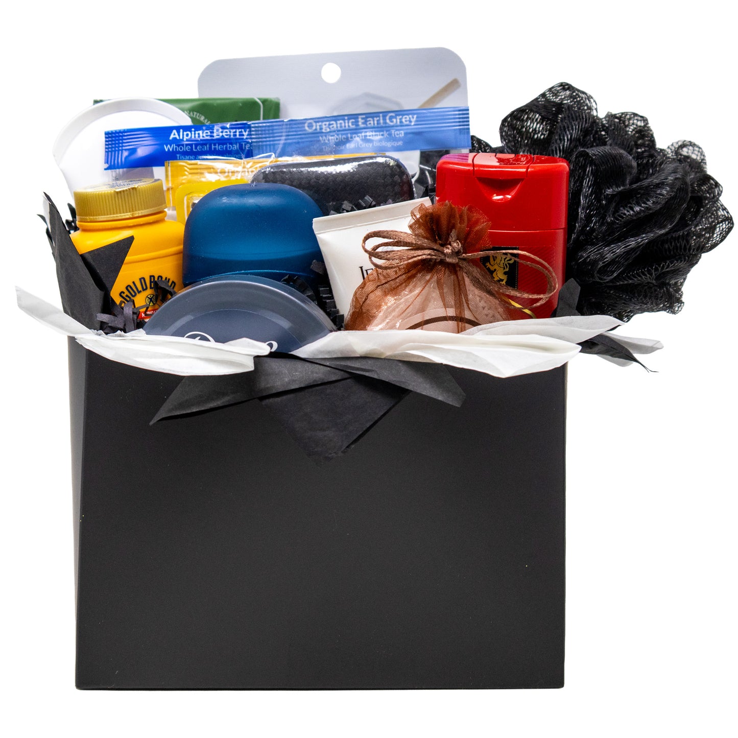 Men's Spa Gift Basket for Relaxation and Stress-Relief
