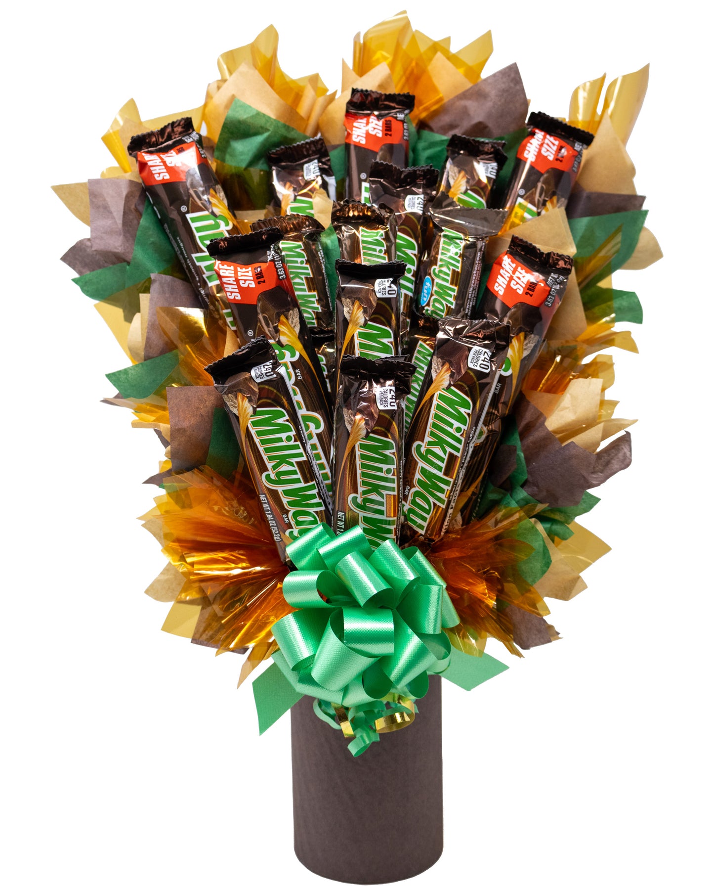 Milky Way Candy Bouquet with Standard Size Bars