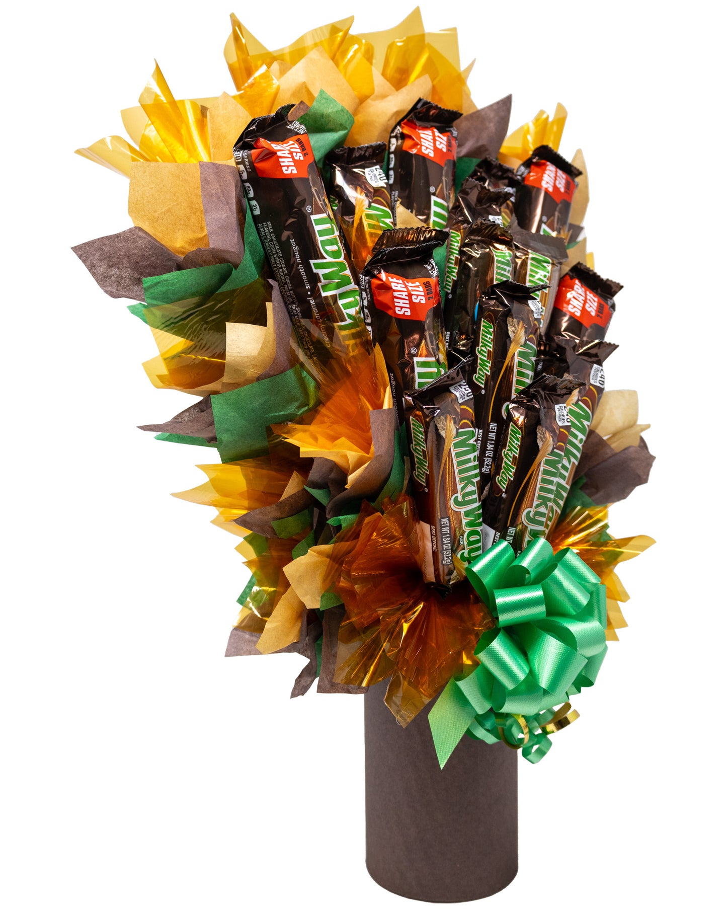 Milky Way Candy Bouquet with Standard Size Bars