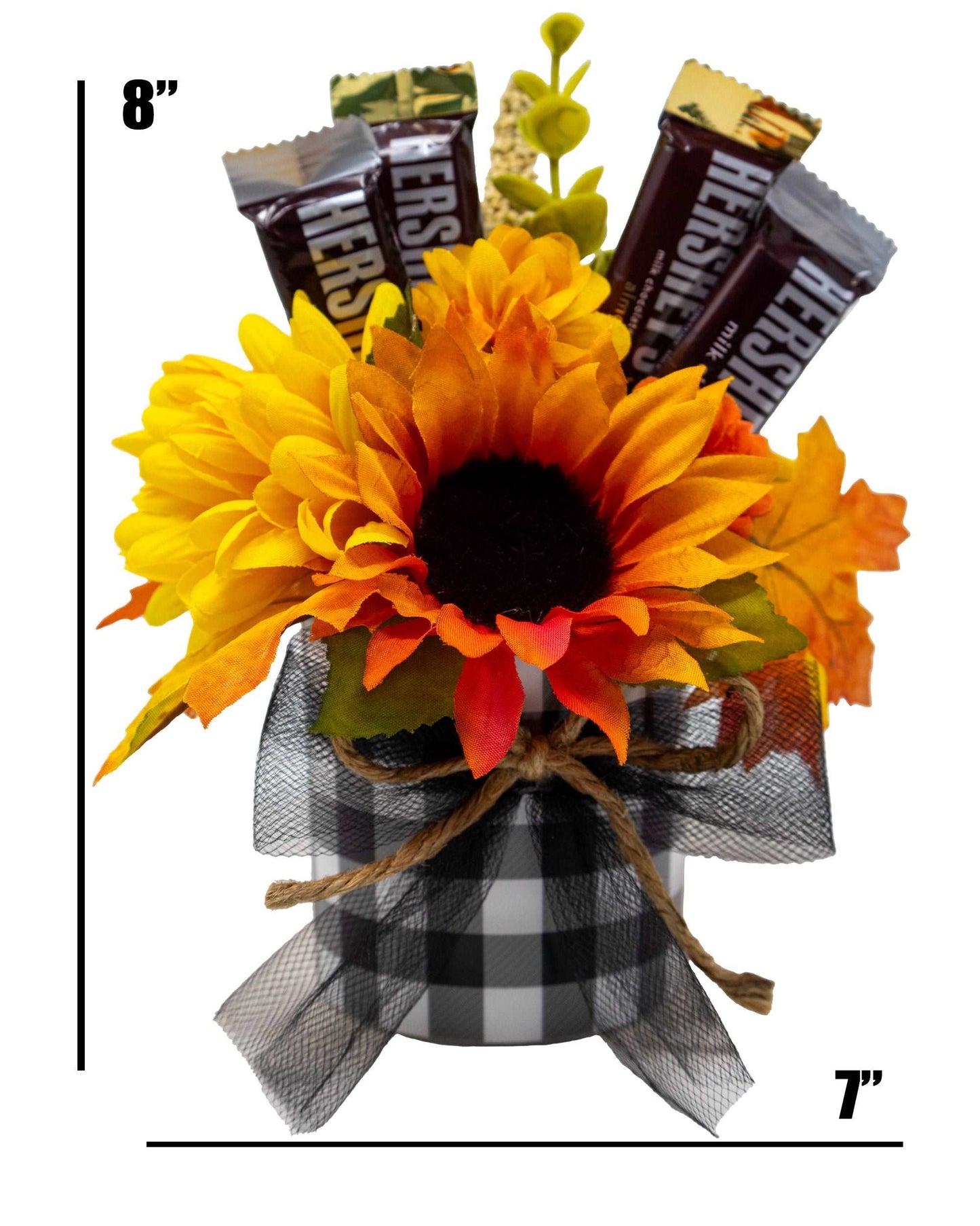 Miniature Fall Floral Candy Bouquet