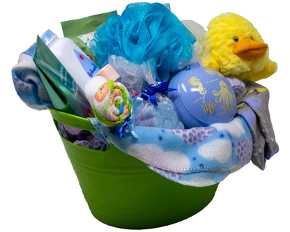 It's a Boy! Mommy & Me Bath Time Gift Basket