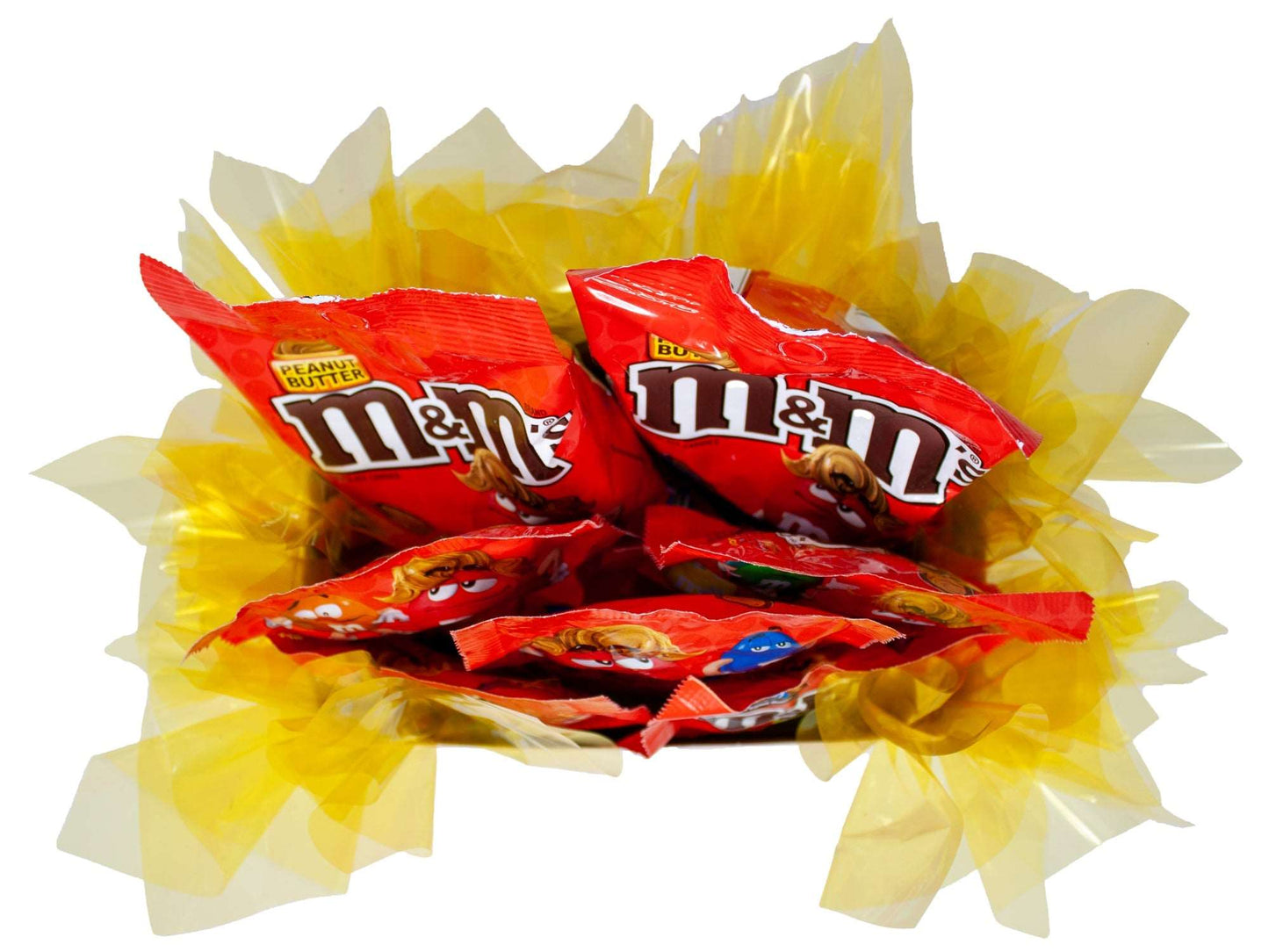 Peanut Butter M&M's Candy Bouquet | Great Gift for Birthdays, Anniversary, Thank You, Care Package