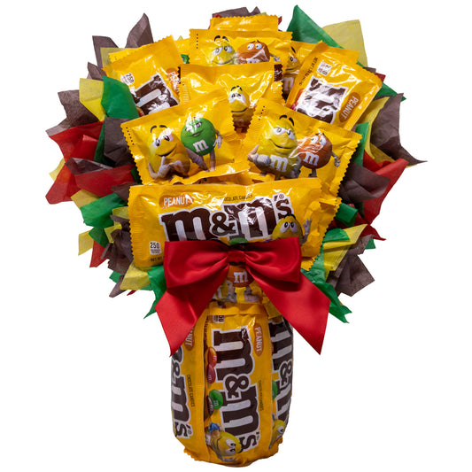 Peanut M&M's Candy Bouquet