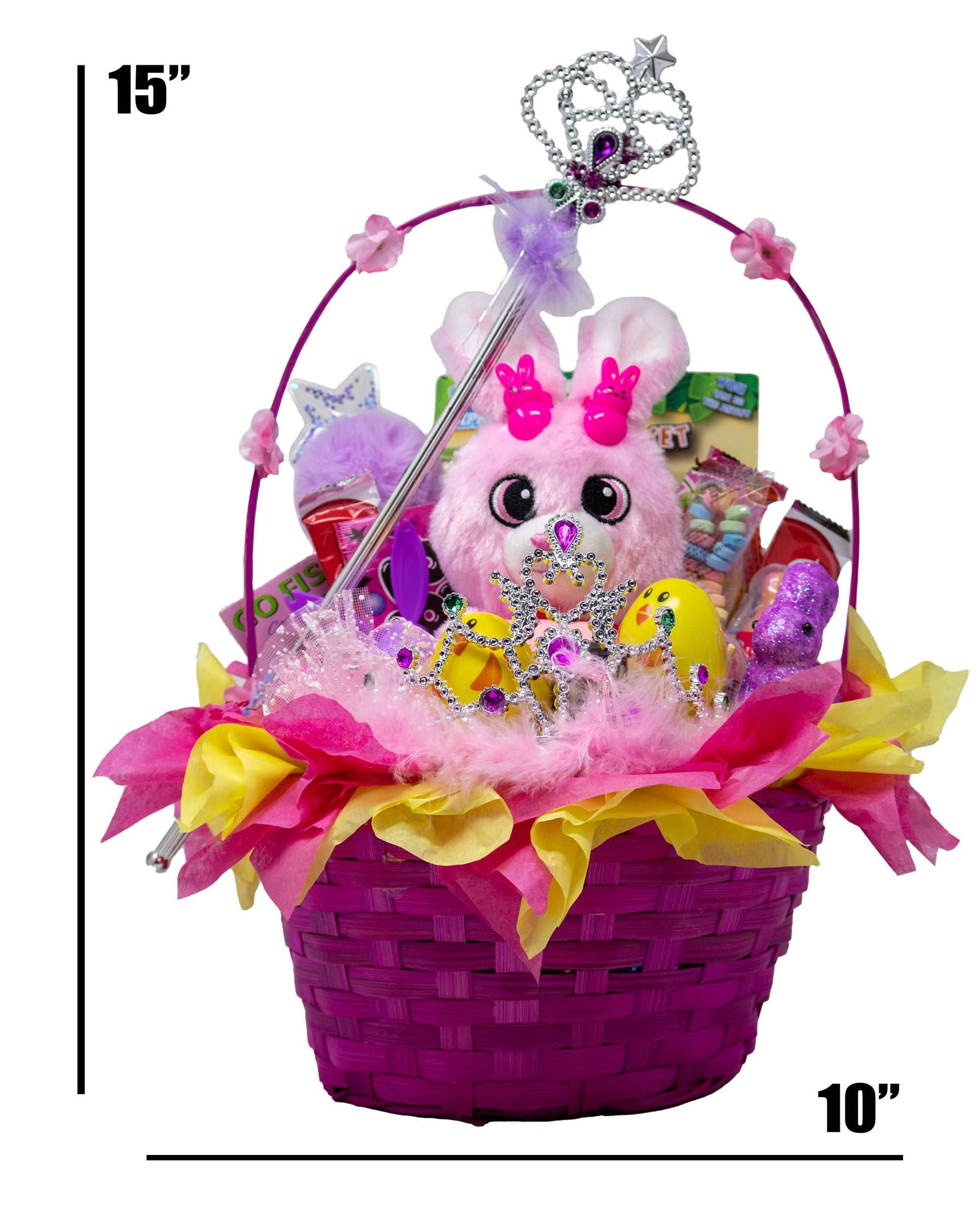 Pink Princess Easter Basket