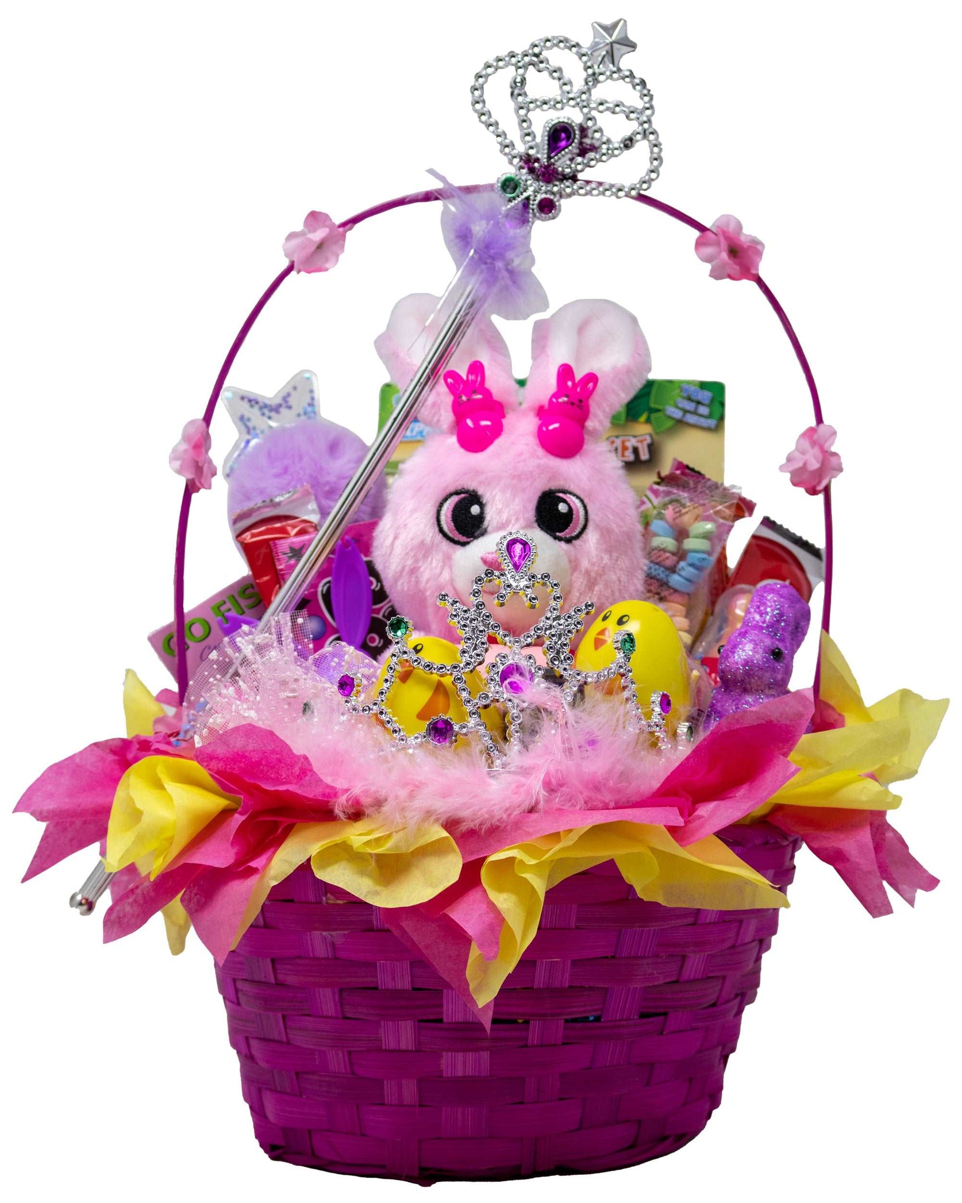 Pink Princess Easter Basket