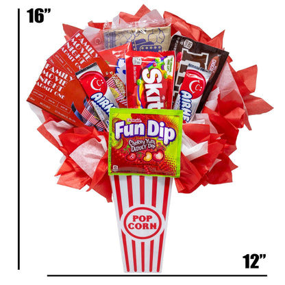 Popcorn and Candy Kinda Movie Night Bouquet