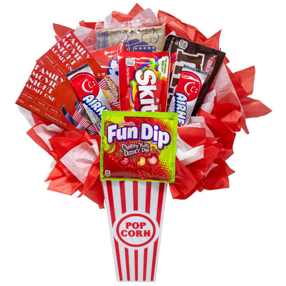 Popcorn and Candy Kinda Movie Night Bouquet