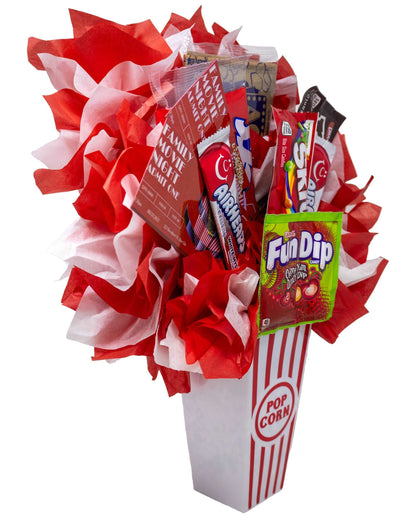 Popcorn and Candy Kinda Movie Night Bouquet