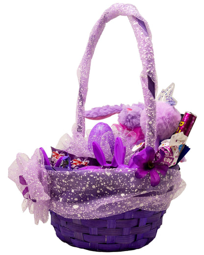 Purple Easter Basket for Kids and Adults | Prefilled Easter Baskets