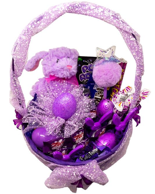 Purple Easter Basket for Kids and Adults | Prefilled Easter Baskets