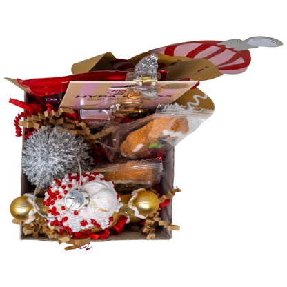 Season's Greetings Gingerbread Man Gift Box