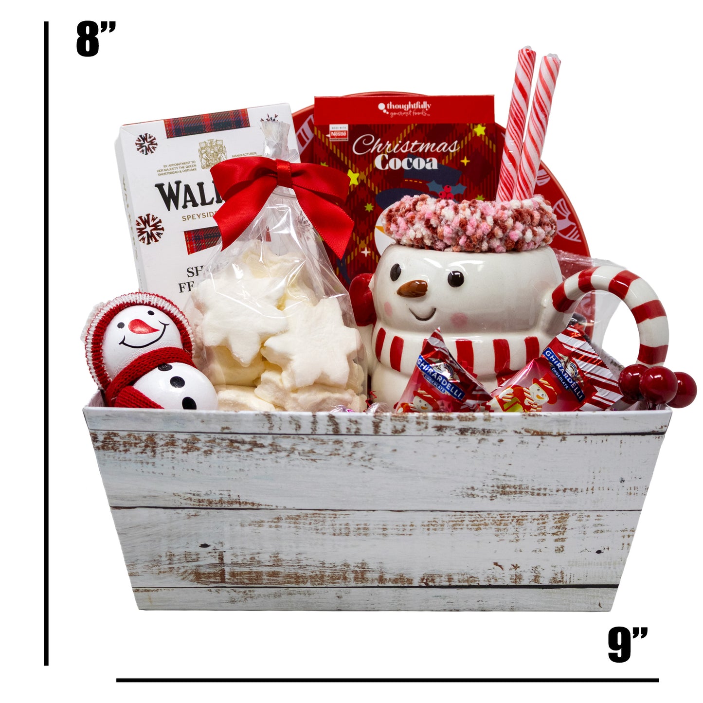 Snowman Season Holiday Indulgence Gift Basket