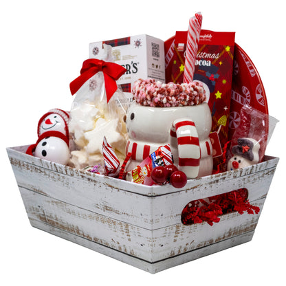 Snowman Season Holiday Indulgence Gift Basket