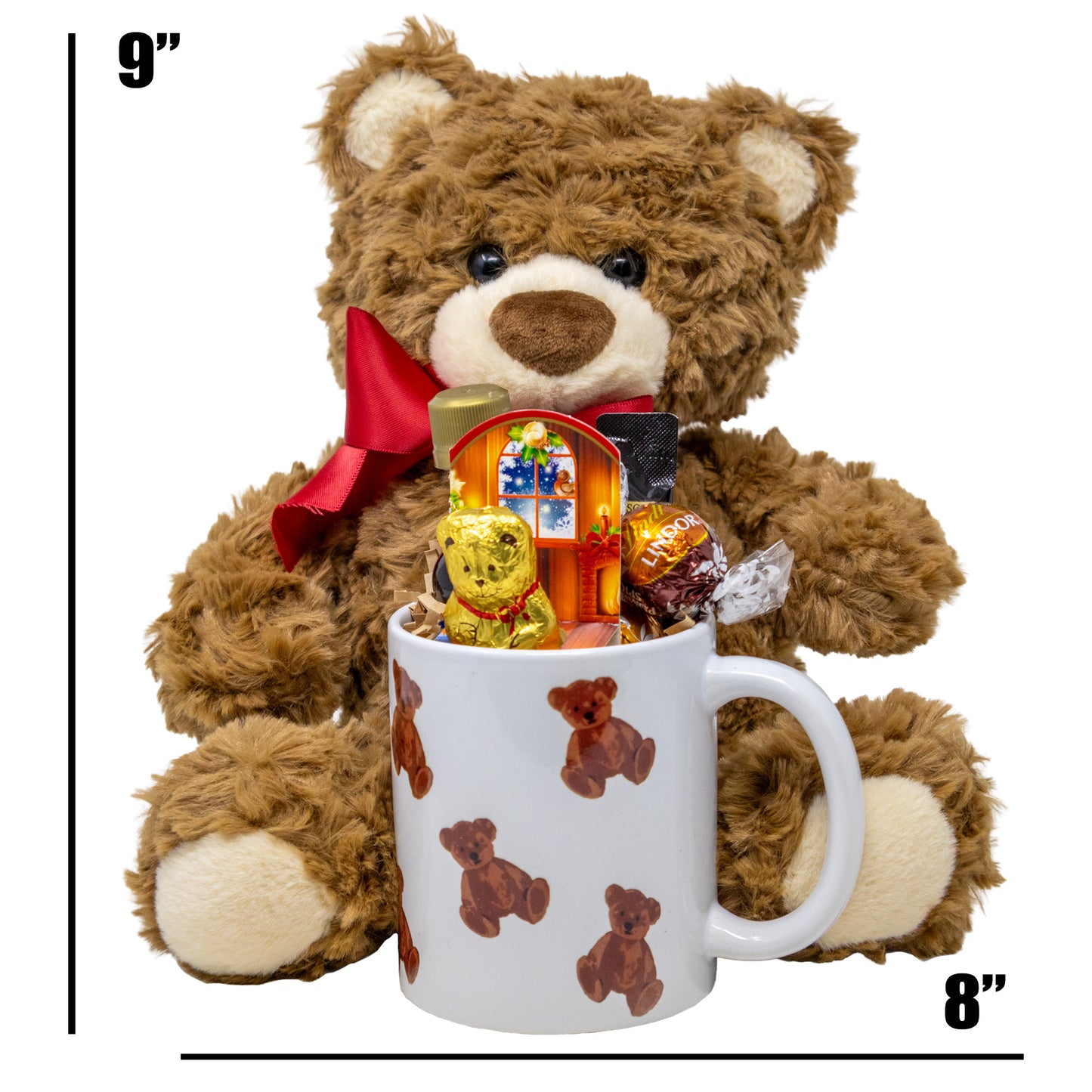 Teddy Bear and Coffee Holiday Gift Set