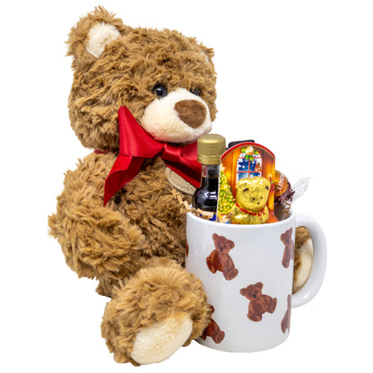Teddy Bear and Coffee Holiday Gift Set