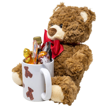 Teddy Bear and Coffee Holiday Gift Set
