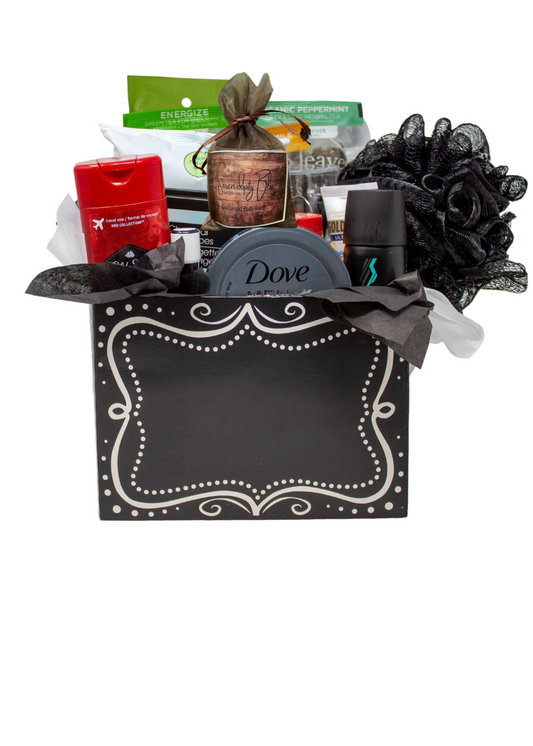 Men's Spa Gift Basket for Relaxation and Stress-Relief