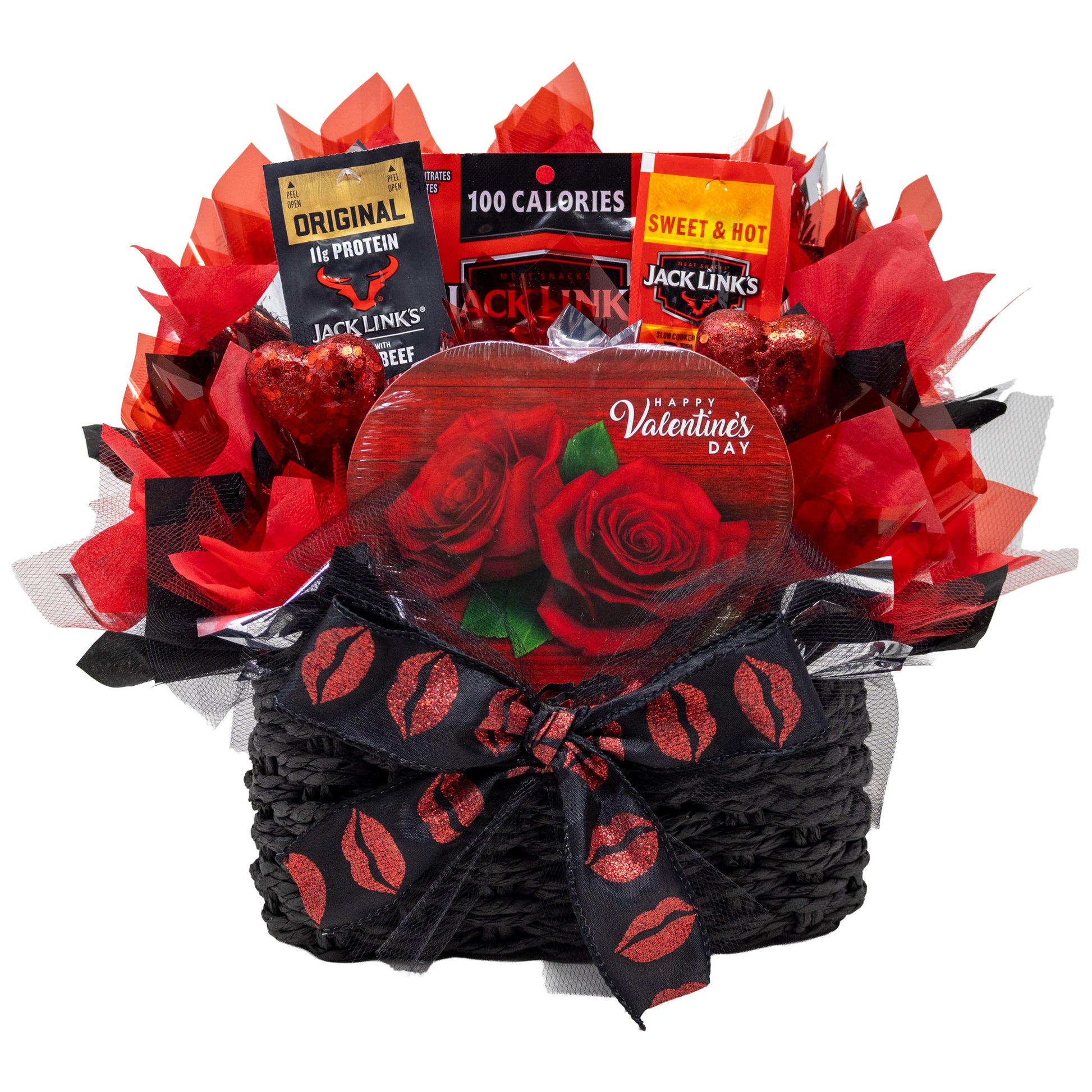 Valentine's Jerky and Chocolate Bouquet for Him