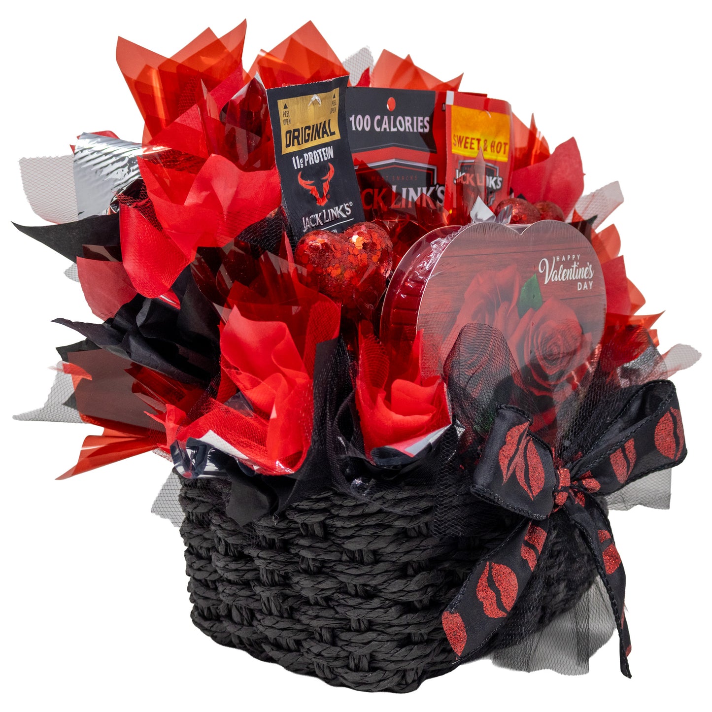 Valentine's Jerky and Chocolate Bouquet for Him