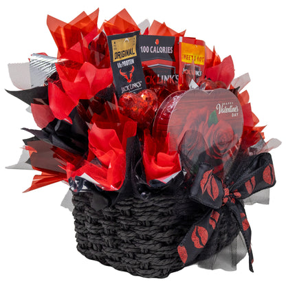 Valentine's Jerky and Chocolate Bouquet for Him