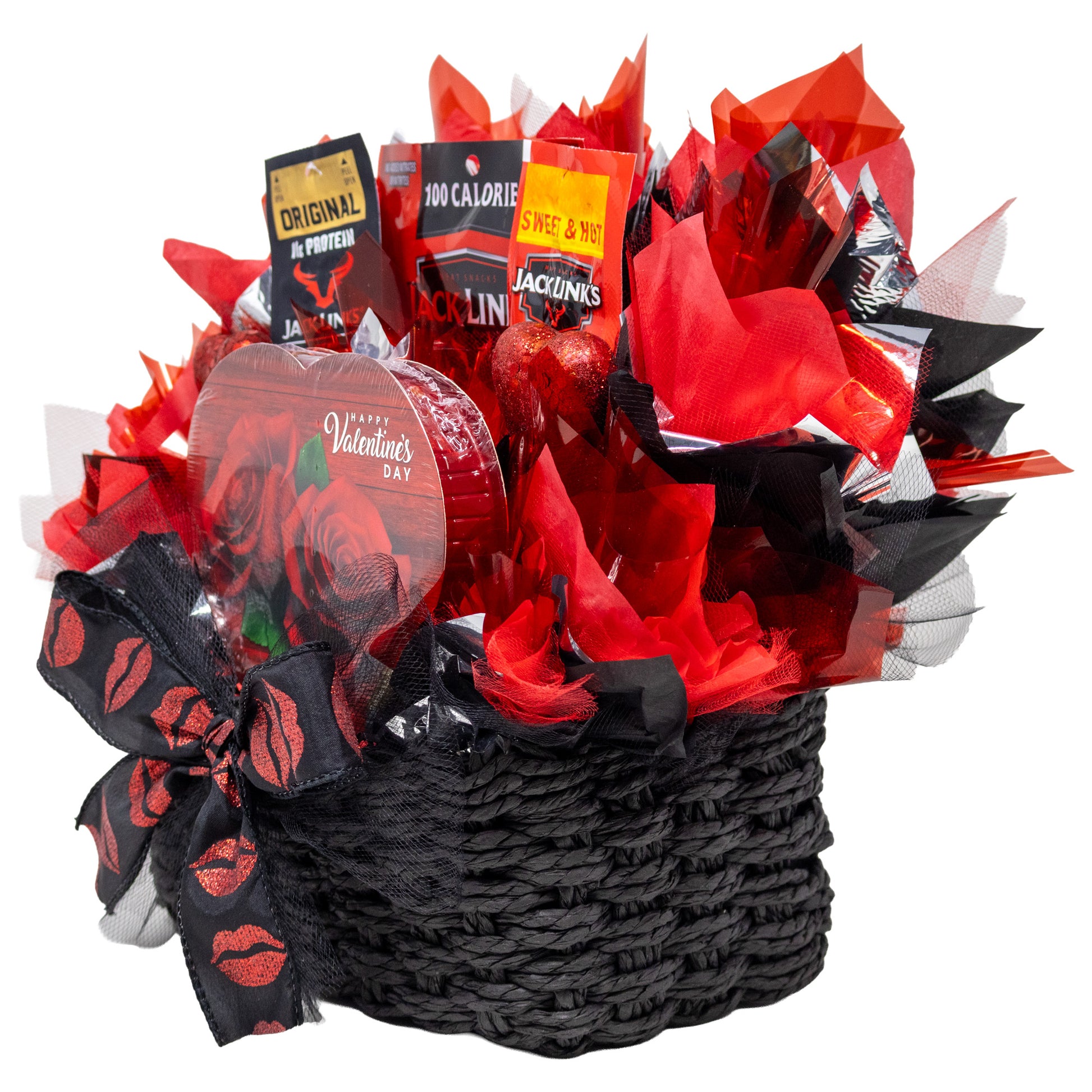 Valentine's Jerky and Chocolate Bouquet for Him